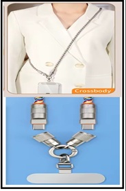 Cordão telemóvel com cabo iPhone