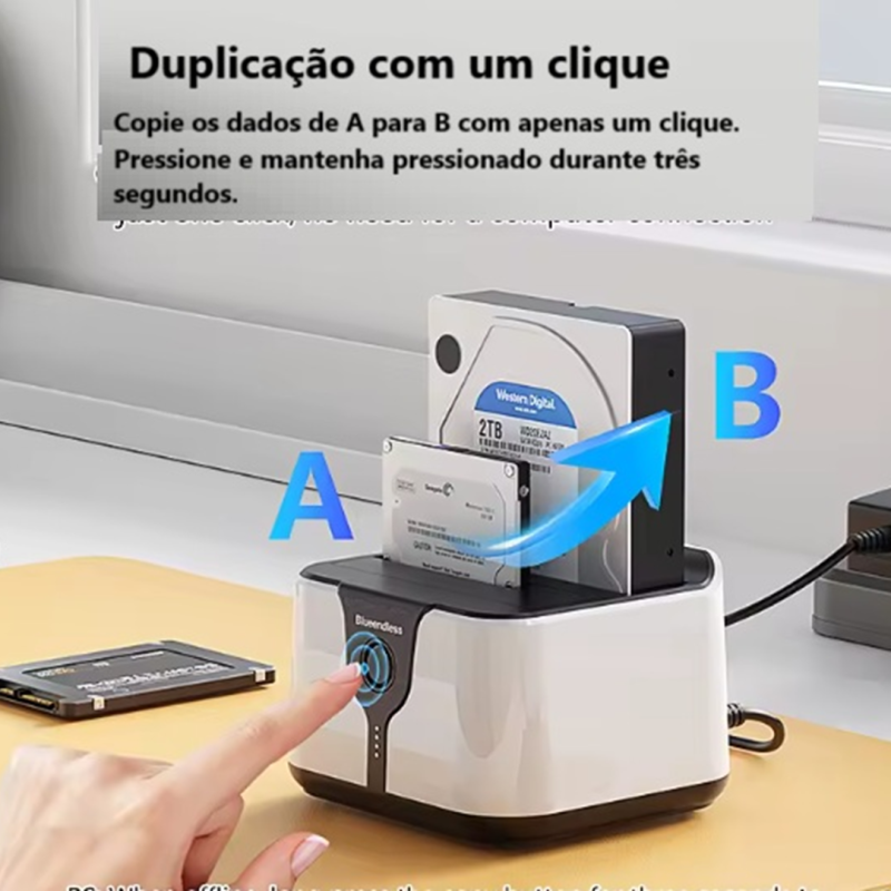 Computador Disk Duplicador 2,5 ou 3,5 polegadas