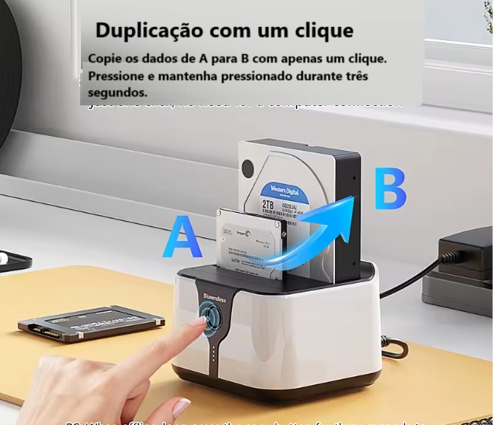 Computador Disk Duplicador 2,5 ou 3,5 polegadas