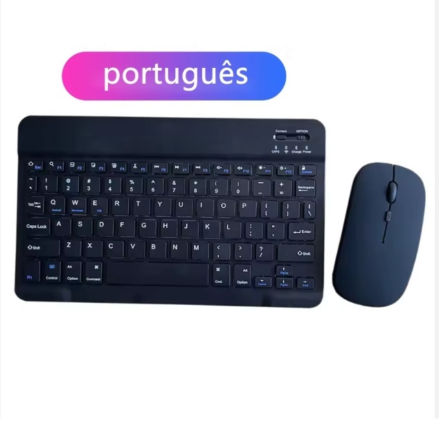 Teclado 10" + Rato sem fios